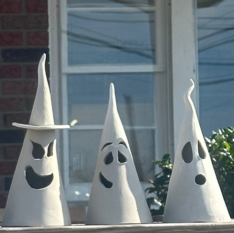 10/10/25, Friday, 5:30-7pm, Try It Hand built Ghosties