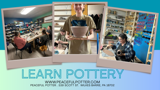 Intro to the Potter’s Wheel, Tuesdays, 5-7 pm beginning 10/28/25