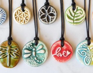 06/13/25, Friday, 6-8pm, Hand-built Jewelry Pendants