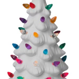Unpainted Slender Christmas Tree